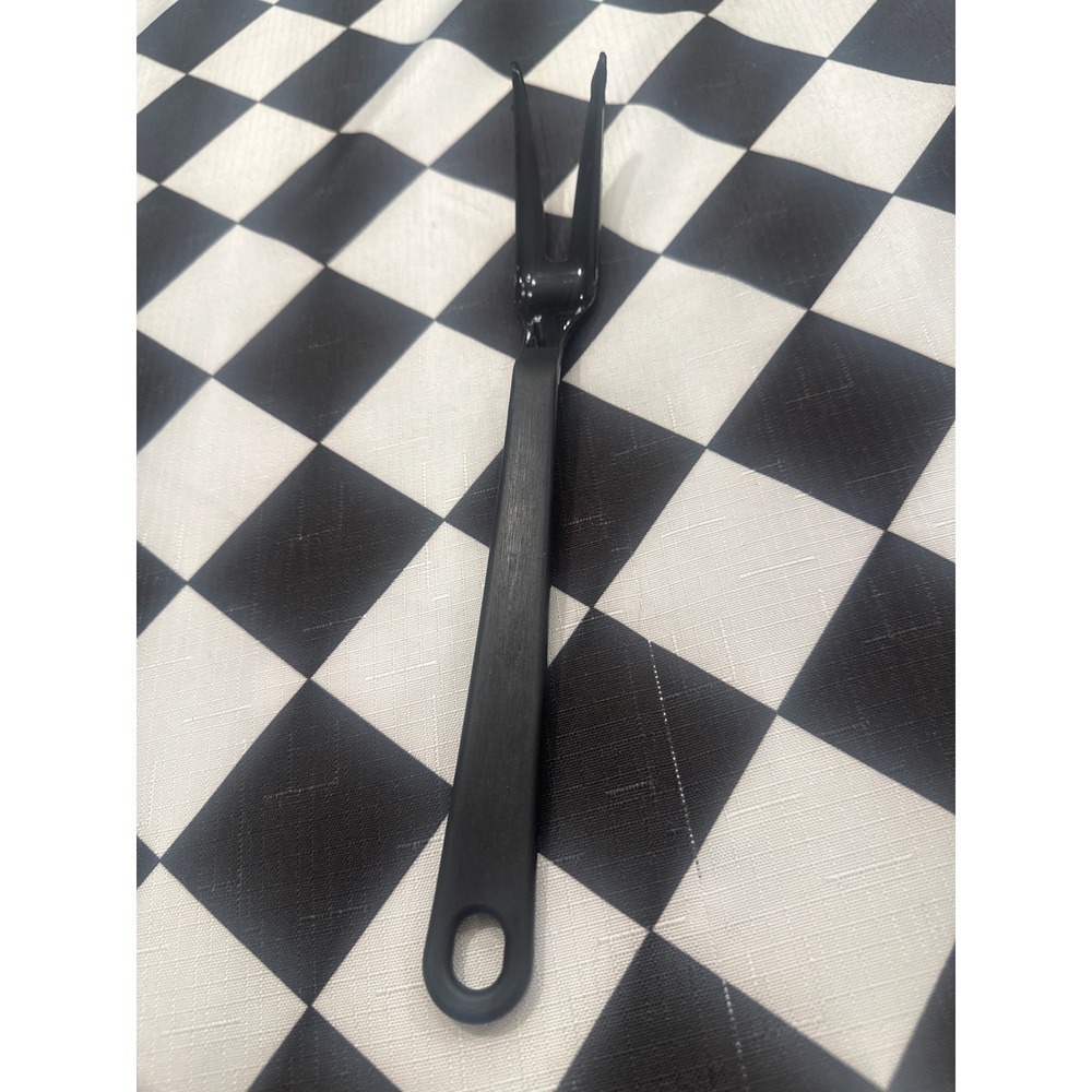 Tailor Made Products Black Barbecue Meat Fork Kitchen Utensil